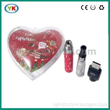 Heart-shaped christmas gift ego e cigarette with CE4